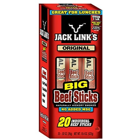 Jack Link S Beef Sticks  Original  0.92 Ounce   20 Count