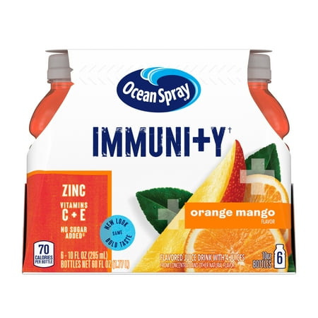 Ocean Spray® Immunity Orange Mango Juice Drink  10 Fl Oz Bottles  6 Count