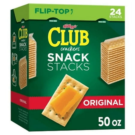 Kellogg‘S Club Crackers Snack Stacks 2.08 Oz. 24 Pk EXP JUN 2023 FREE SHIPPING