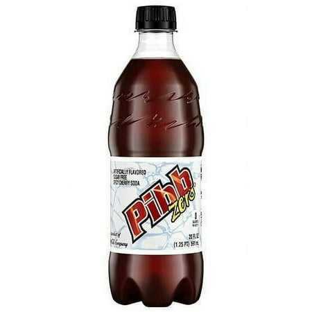 Pibb Zero Sugar Soda  20oz Bottles - Pack of 12
