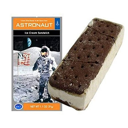 Astronaut Foods Freeze-Dried Ice Cream Sandwich  NASA Space Dessert Vanilla Sandwhich