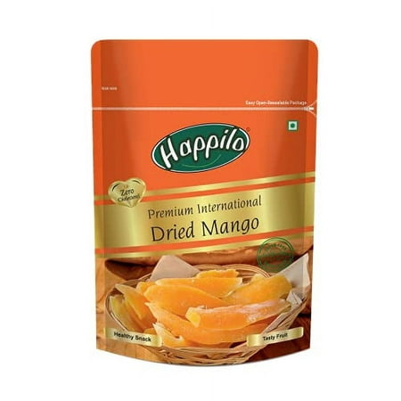 Happilo Premium International Dried Mango 200g | Plant Based Protein | Sweet Taste of Real Mangoes Anytime | 100% Natural & No Artificial Colors  Glut
