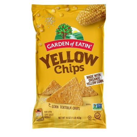 Garden of Eatin  Tortilla Chips  Yellow Corn  Sea Salt  16 Oz. (Pack of 12) (Packaging May Vary)