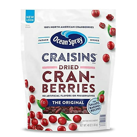 Ocean Spray Craisins Dried Cranberries  Original  48 Ounce