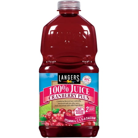 Langers Juice  Cranberry Plus  64 Oz (Pack of 8)