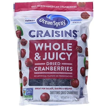 Ocean Spray Whole Craisins Dried Cranberries (64 Oz)