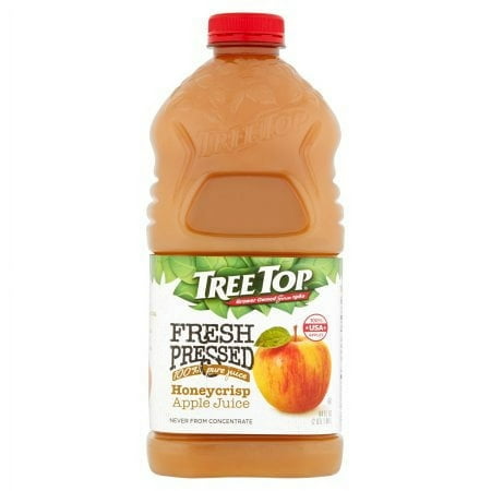 Tree Top 100% Pure Pressed Juice Honeycrisp Apple Juice 64 Fl Oz (Pack of 2)