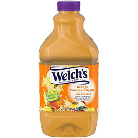 Welch S® Orange Pineapple Apple Juice Cocktail 64 Fl. Oz. Bottle (Pack of 6)