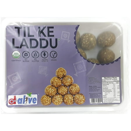 Til Ke Laddu  Indian Sweets  Mithai (Sugar-free  100% Natural & Fresh  Gluten-free  Low Carb  No Preservatives  Non-gmo  Makar Sankranti Festival Gift