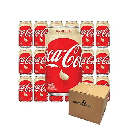 Coca Cola Vanilla Soda  12 Fl Oz  18 Cans