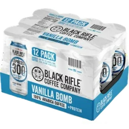 Black Rifle Coffee Company Ready-to-Drink  Iced Espresso Vanilla Bomb  15oz  Can  12 Pk