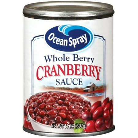 Ocean Spray Whole Berry Cranberry Sauce  14 Oz (Pack of 32)