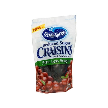 Ocean Spray Craisins Reduced Sugar Dried Cranberries  5 Oz
