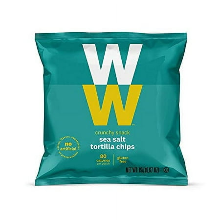 Sea Salt Tortilla Chips - 2 Smartpoints - 1 Box (24 Count Total) - Weight Watchers Reimagined