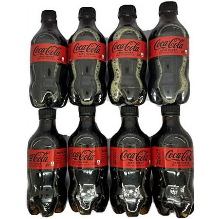 Coca Cola Zero Sugar  Zero Calorie Cola  12Oz Bottles  Pack of 8  Bundled with Langs Recipe Card  Zero Sugar Coke  Zero Calorie Coke  Zero Sugar Cola 