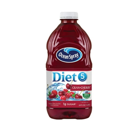 Ocean Spray Diet Cranberry Cherry Juice Drink  64 Fl Oz Bottle
