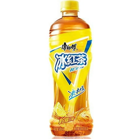 Kang Shi Fu Bottled Drinks 500Ml / 17 Fl Oz (Iced Black Tea  24 Bottles)