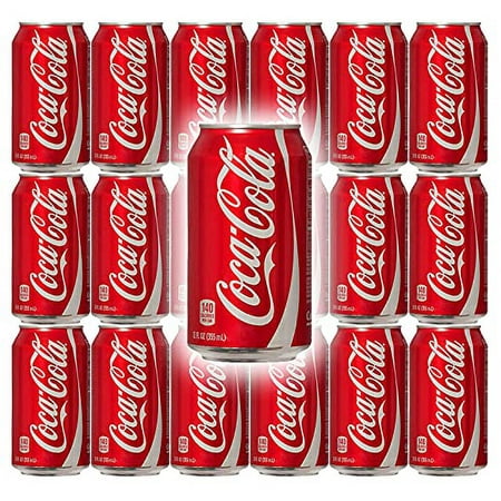 Coca Cola Soda  12 Fl Oz Cans (Pack of 18  Total)