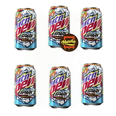 Mountain Dew   the Dew with a Blast of Raspberry Lemonade by (Pack of ( 6 ) 12 Oz Cans)  12 Fl Oz (Pack of 6)