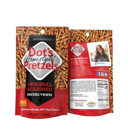 Dot S Pretzels Original Display Ready Case  16 Ounce  16 per Case