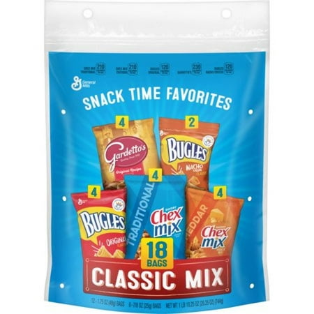 Snack Time Favorites  Classic Mix Variety Pack  18 Count per Pack (Pack of 24)