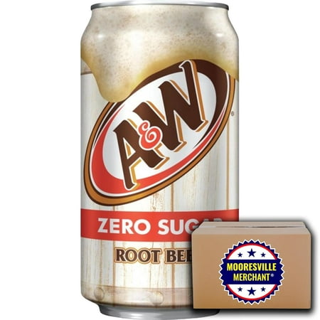 Zero Sugar Root Soda  12 Fl Oz  12 Cans with Decal