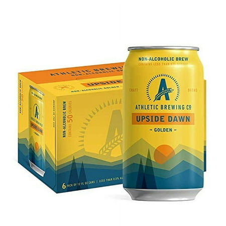 Craft Non-Alcoholic - 6 Pack X 12 Fl Oz Cans - Upside Craft Golden - Low-Calorie  Award Winning - Subtle Aromas with Floral and Earthy Notes