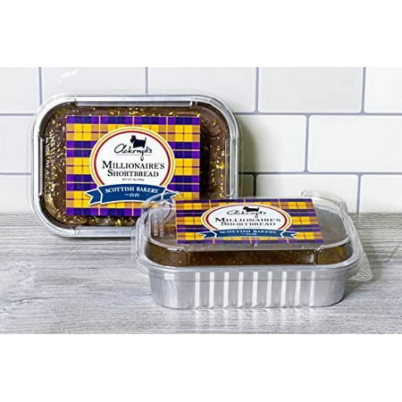Decadent Millionaire S Shortbread - Milk Chocolate  Caramel  & Butter Shortbread - 2 Pack - Handmade  Perfect with Ice Cream
