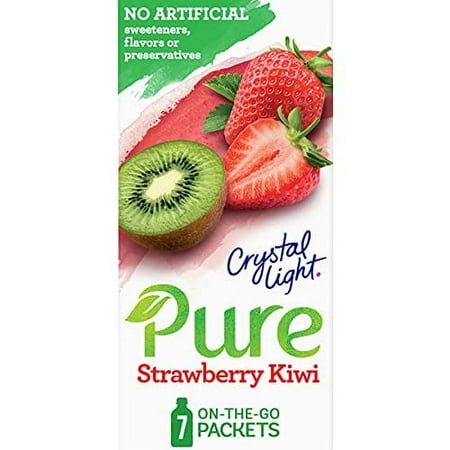 Crystal Light Pure Strawberry Kiwi Drink Mix 7 Count (Pack of 1)