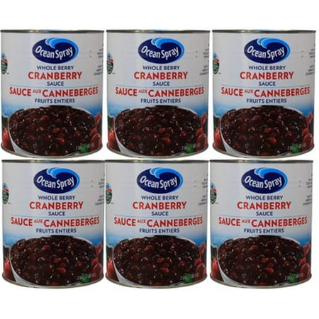 Ocean Spray Whole Berry Cranberry Sauce Bulk Food Service | 2.45L/82 Fl Oz (6/CASE)