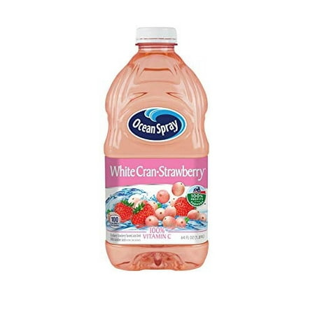 Ocean Spray White Cran-Strawberry Juice Drink  64 Fl Oz Bottle