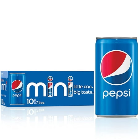 Cola Soda  Mini Cans 12 Pack - 7.5 Fl Oz - Mini 12 Pack Cans - Mini Soda Cans 12 Pack
