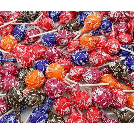 TOOTSIE ROLL POPS Candy Lollipops 1 Lb – Donty-Tonty Bulk Candies Bag  5 Assorted Flavors  Gluten Free  Chewy Center & Hard Candy Coating  Individua