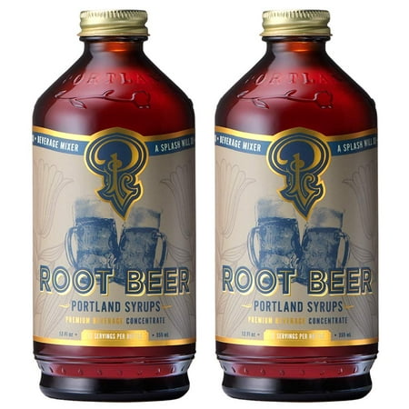 Genuine Root Syrup - Premium Beverage Concentrate for Authentic Cocktails  Soda  Ice Cream  Coffee Drinks  and More - 12 Oz with 24 Servings (Pack of 