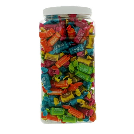 Tootsie Roll Midgies Assorted (Medium) Size 4.5LB - Original Individually Wrapped Assorted Flavor Tootsie Rolls in 128 FL OZ Gift Ready Reusable Squar