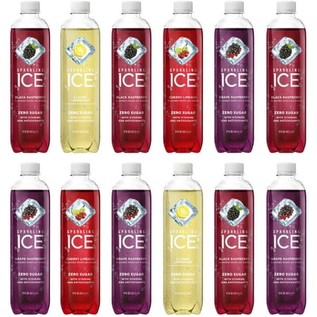 Sparkling Sparkling Water - Assorted Variety Pack - Zero Sugar Flavored Water  with Vitamins and Antioxidants  Low Calorie Beverage  17 Fl Oz Bottles 