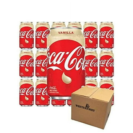 Coca Cola Vanilla Soda  12 Fl Oz  18 Cans