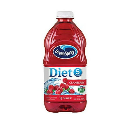 Ocean Spray Diet Cranberry Juice Drink  64 FL Oz Bottle (Pack of 8)