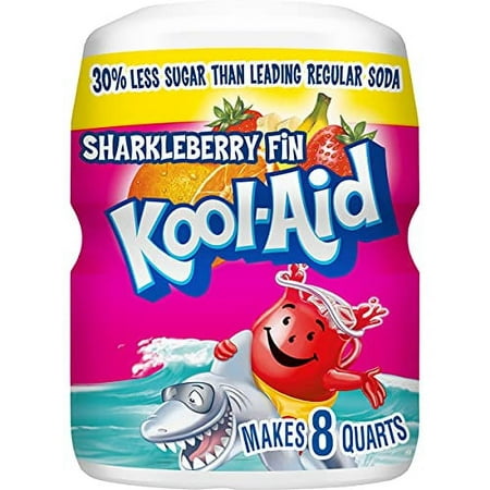 Kool-Aid Caffeine Free Strawberry Orange Punch Sweetened Powdered Drink Mix 12 Count 19 Oz Canisters CT012