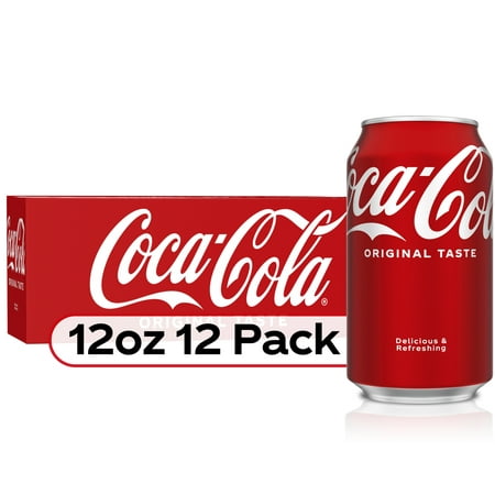 Coca-Cola Soda Pop  12 Fl Oz  12 Pack Cans