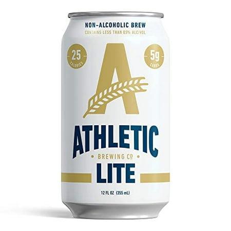 Light Craft Non-Alcoholic - 24 Pack X 12 Fl Oz Cans - Athletic Lite Light Brew - Low-Calorie  Award Winning - Simply Crisp  Refreshing  Brisk & Smooth