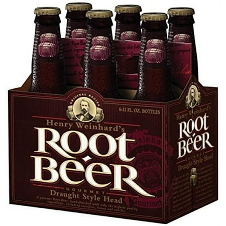 Weinhard Sodas  Root Beer  12 Fl Oz (Pack of 6)