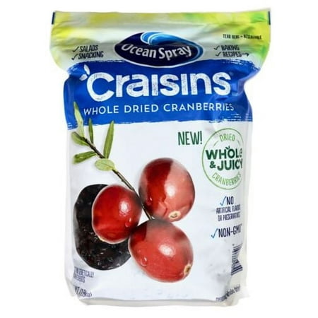 Ocean Spray Original Craisins Whole Juicy Dried Cranberries Non-GMO  64 OZ