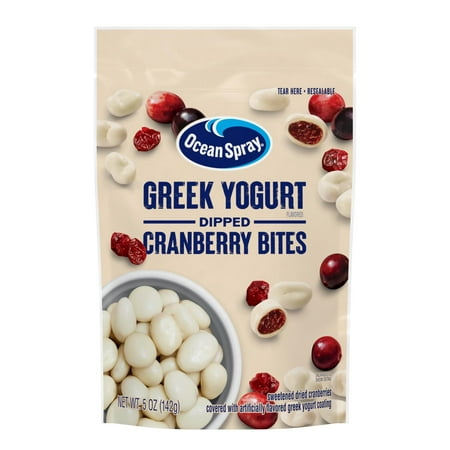 Greek Yogurt Dipped Cranberry Bites  5 Ounce (Pack of 12)