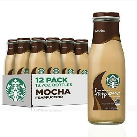 Starbucks Frappuccino Coffee Drink  Mocha  13.7oz Bottles (12 Pack)