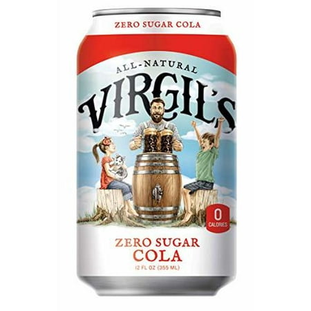 Zero Sugar Cola  Great Tasting Zero Calorie Keto Friendly Soda (6 - 12Oz Cans)