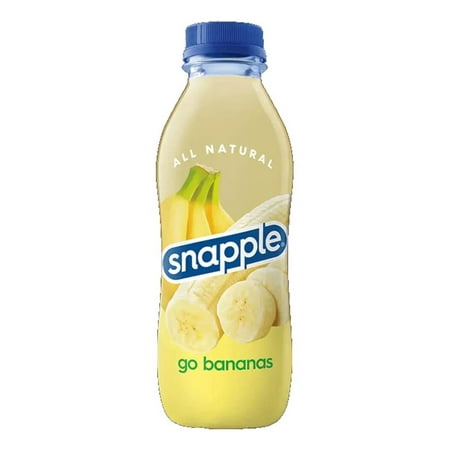 Snapple | Go Bananas | All Natural | Gluten | No Caffeine | Sweet | Juice Drink- 16 Fl Oz (24 Plastic Bottles)
