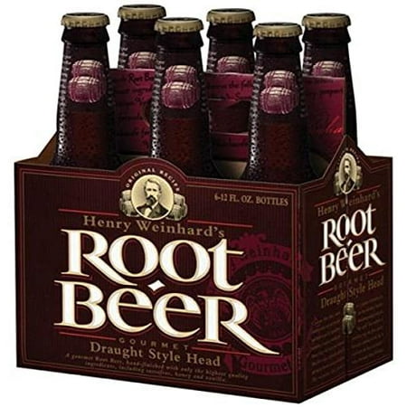 Weinhard Sodas  Root Beer  12 Fl Oz (Pack of 6)