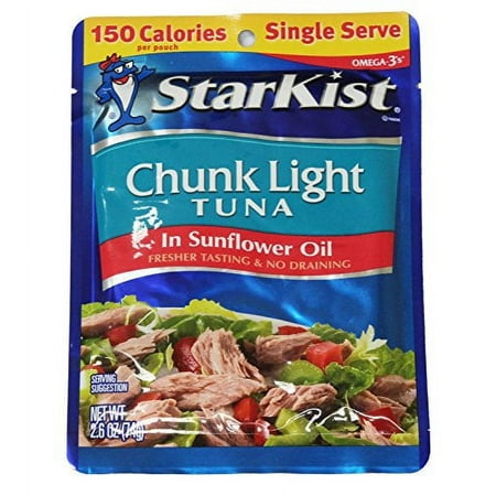 Starkist Chunk Light Tuna in Sunflower Oil  2.6 Oz. Pouch