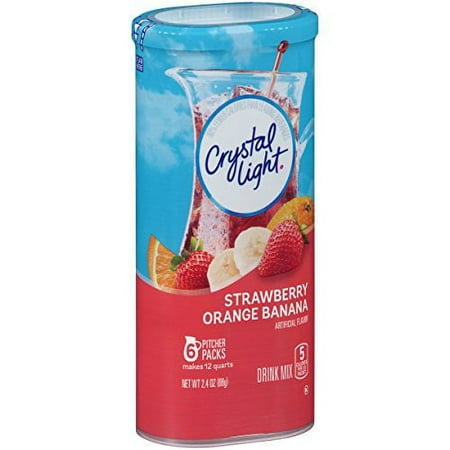 Crystal Light Strawberry Orange Banana  2.4-Ounce Unit (Pack of 6)